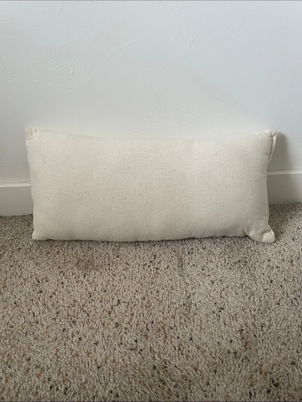 Neutral Cream and Tan Striped Decorative Pillow